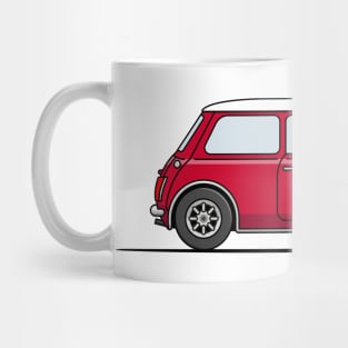 Classic Mini Cooper - Red Mug